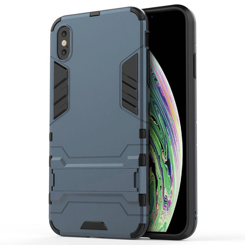 Slim Armour Tough Shockproof Case for Apple iPhone Xs Max - Blue